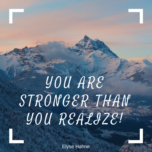 You are stronger than you know
