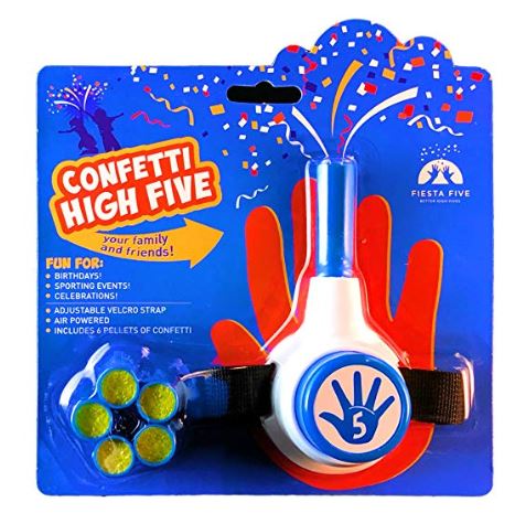 confetti high five