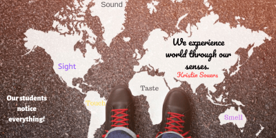 We experience world through our senses.